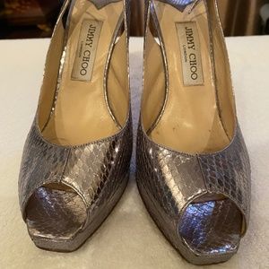 Jimmy choo high heeled sling back